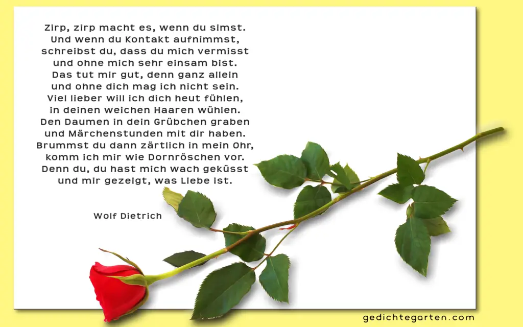Was Liebe ist - Wolf Dietrich - Gedicht