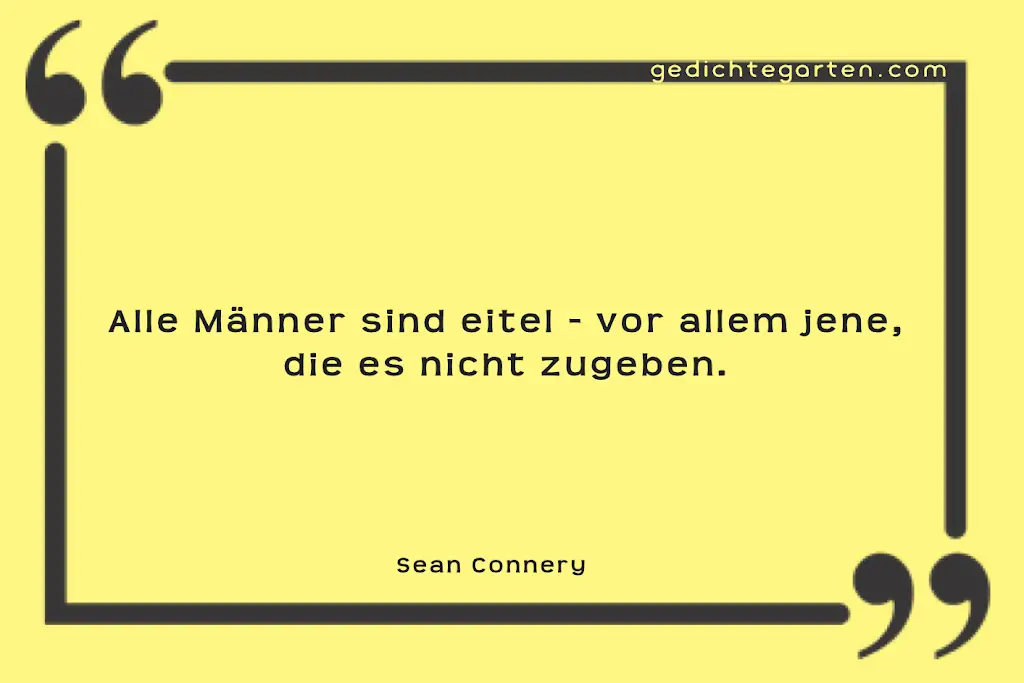 Männer sind eitel - Sean Connery