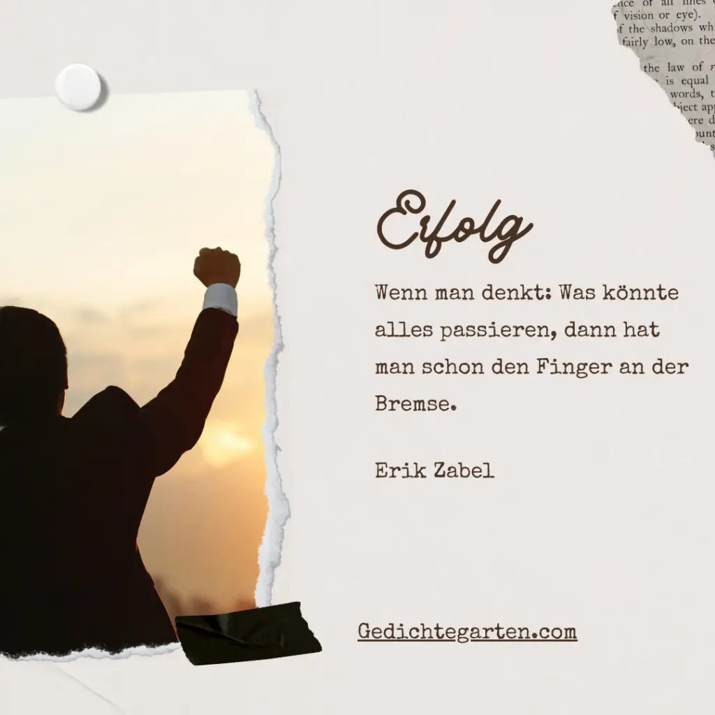 Erik Zabel - Zitat - Erfolg - Bremse