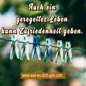 „Auch ein geregeltes Leben kann Zufriedenheit geben.“ – Warum Routine nicht langweilig, sondern erfüllend sein kann