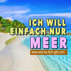 „Ich will einfach nur Meer.“ – Eine Sehnsuchts-Grußbotschaft für alle, die das Meer vermissen 🌊