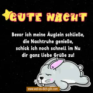 „Gute Nacht! Bevor ich meine Äuglein schließe…“ – Ein liebevoller Gruß für süße Träume