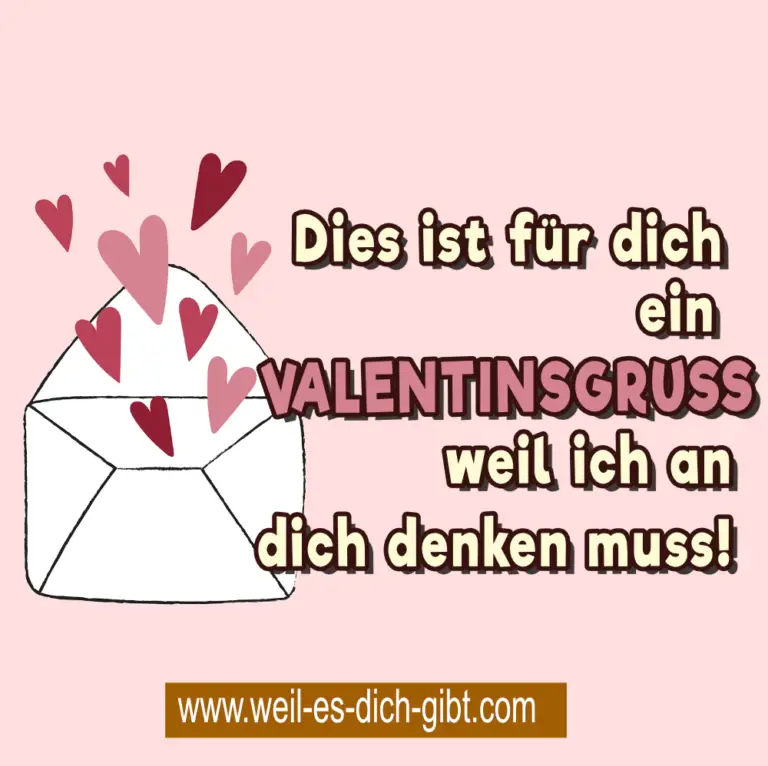 Ein Valentinstagsgruß für dich – weil du mir wichtig bist