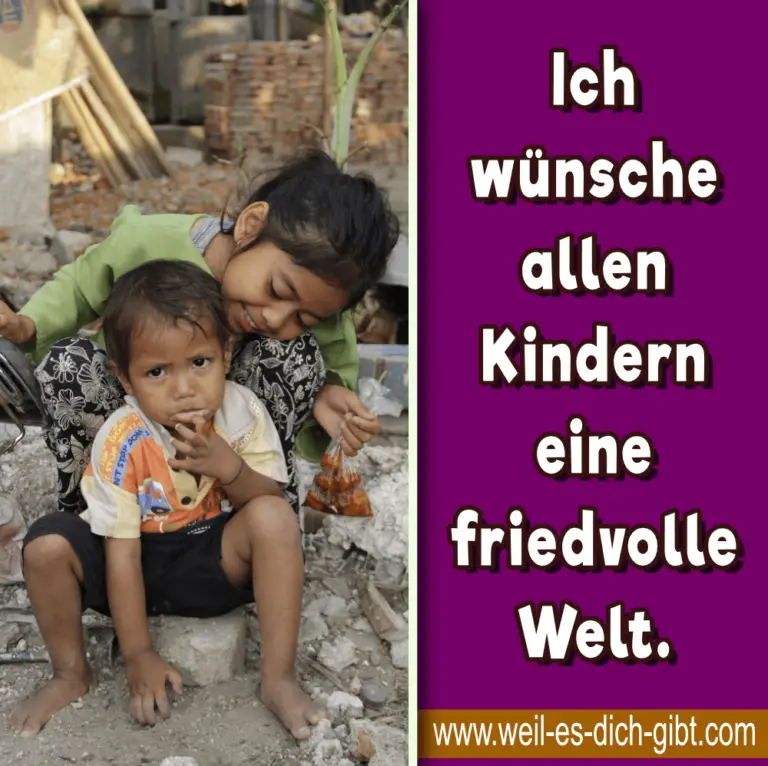 „Ich wünsche allen Kindern eine friedvolle Welt“ – Ein Wunsch, der mehr als Worte braucht