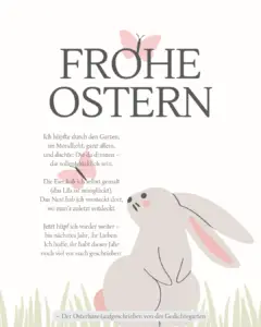Ostergedicht für Kinder: „Der Osterhase schreibt“ – zum Vorlesen & Staunen